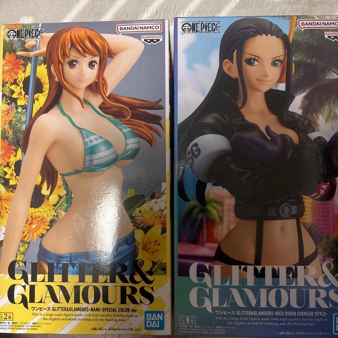 ワンピース フィギュア ナミ (スペシャルカラーver)ロビン 未開封
