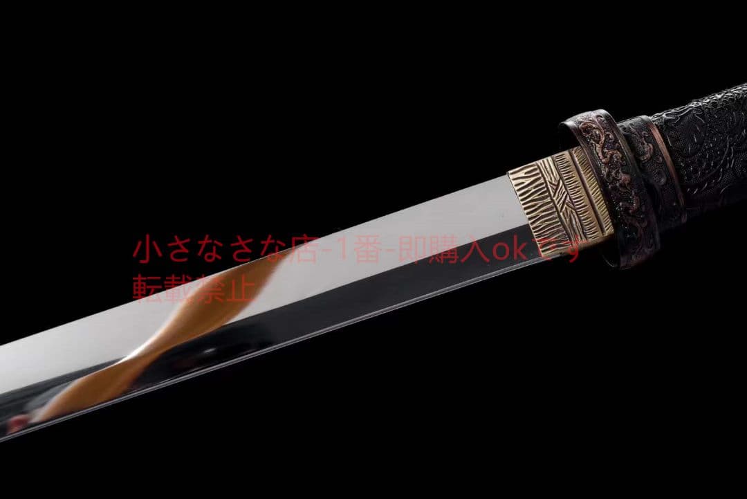 『素装鏡面唐刀』古兵器 武具 刀装具 日本刀 模造刀 居合刀