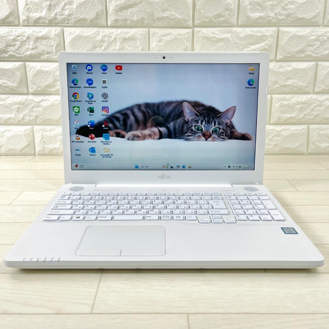 富士通 i7 新品SSD512 メモリ16G Windows11 ノートパソコン 最強i7