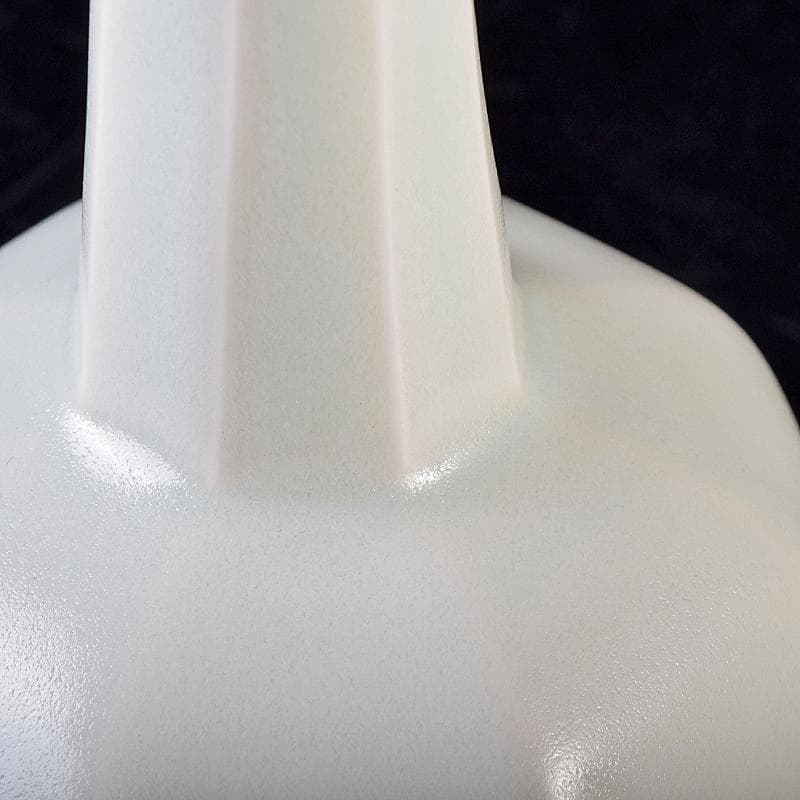 京焼 竹中浩作 白磁 面取瓶 共箱 C R8758