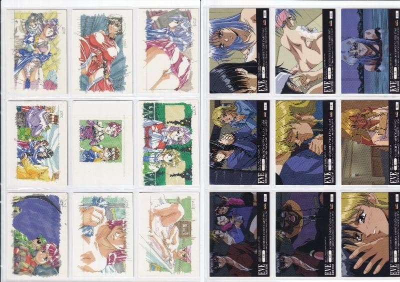 EVE　burst errorイヴ・バーストエラー　トレーディングカード２コンプ