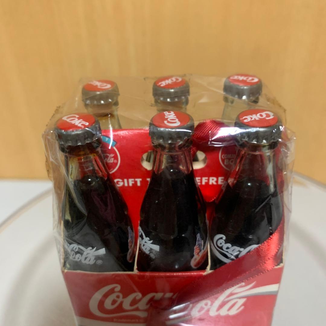 入手困難】【希少】Coca-Cola ミニチュアボトル 6本セット ケース付き
