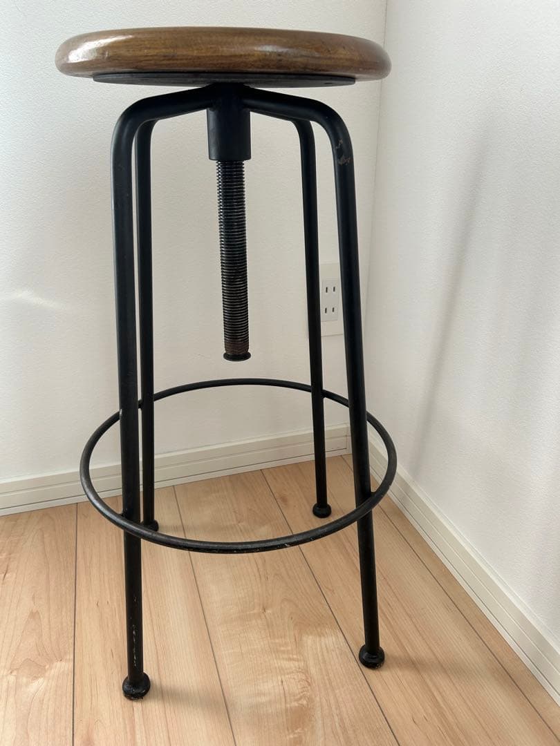 クラッシュゲート スピンスツール 木製スツール コンベックススツール