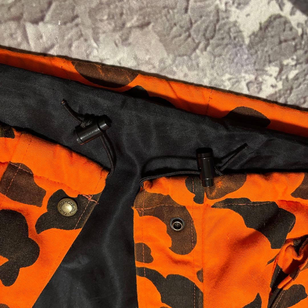 90's USA製 Cabela's ダックハンターカモ オレンジ 中綿