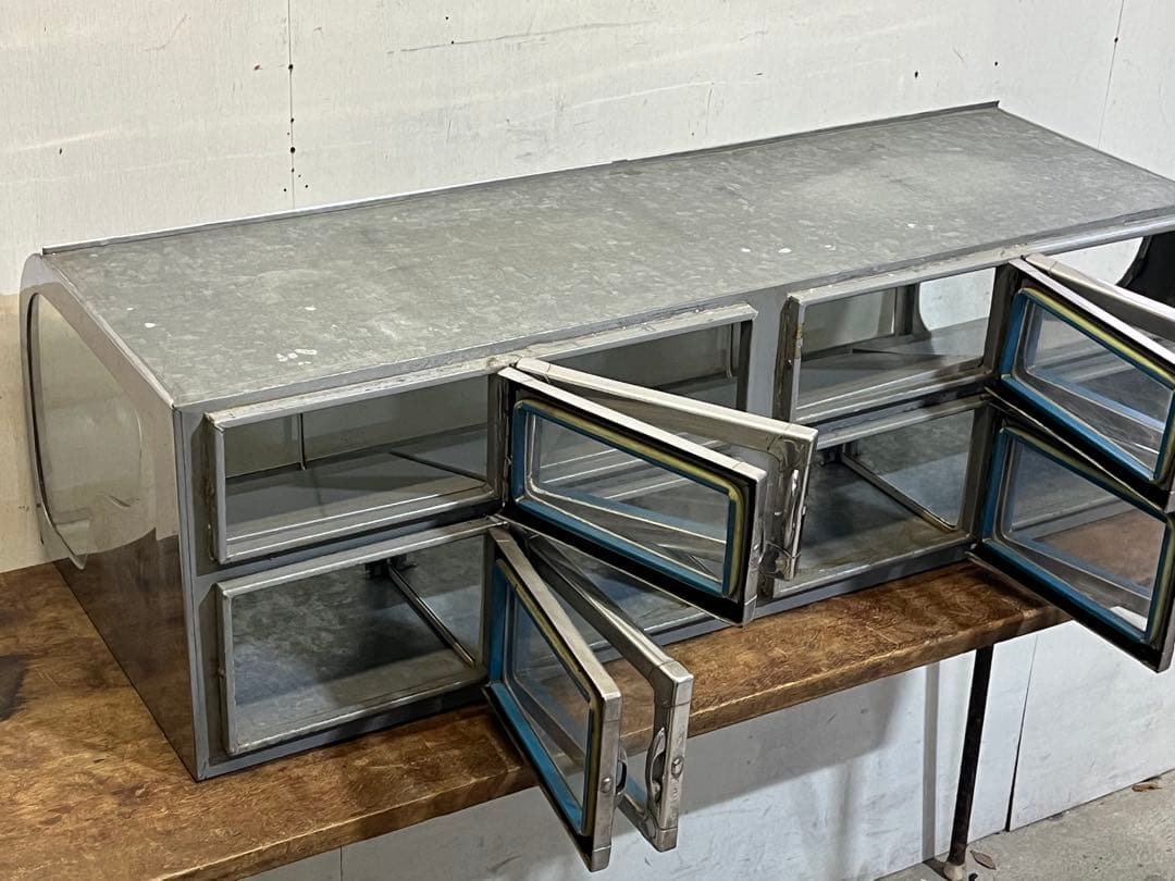 anma様専用」昭和レトロ 駄菓子屋さんの陳列ケース ブリキショーケース