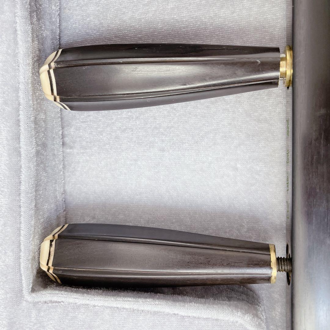 二胡　ニシキ蛇　蛇皮　黒檀　ケース付き