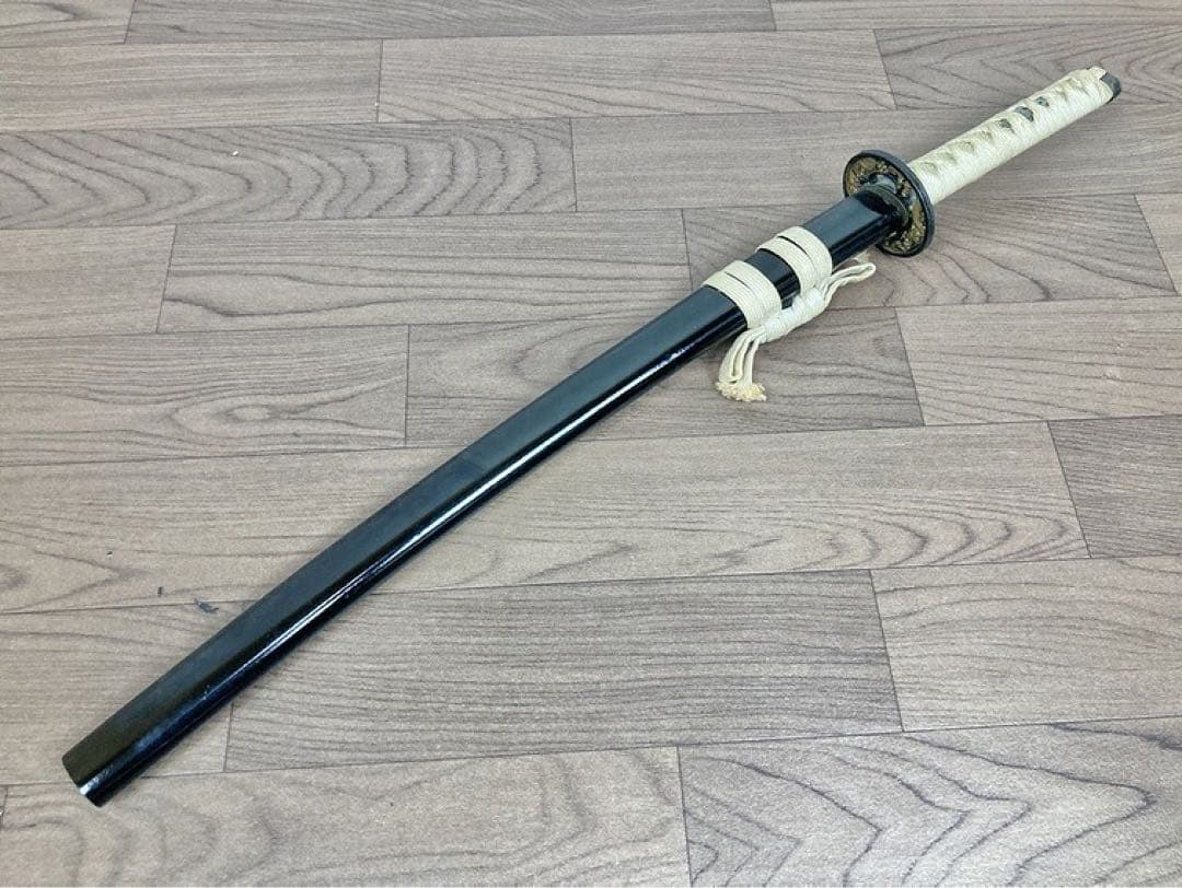 模造刀 2本セット 彫金 竜金 竜刀身 太刀 小太刀 刀置き付き