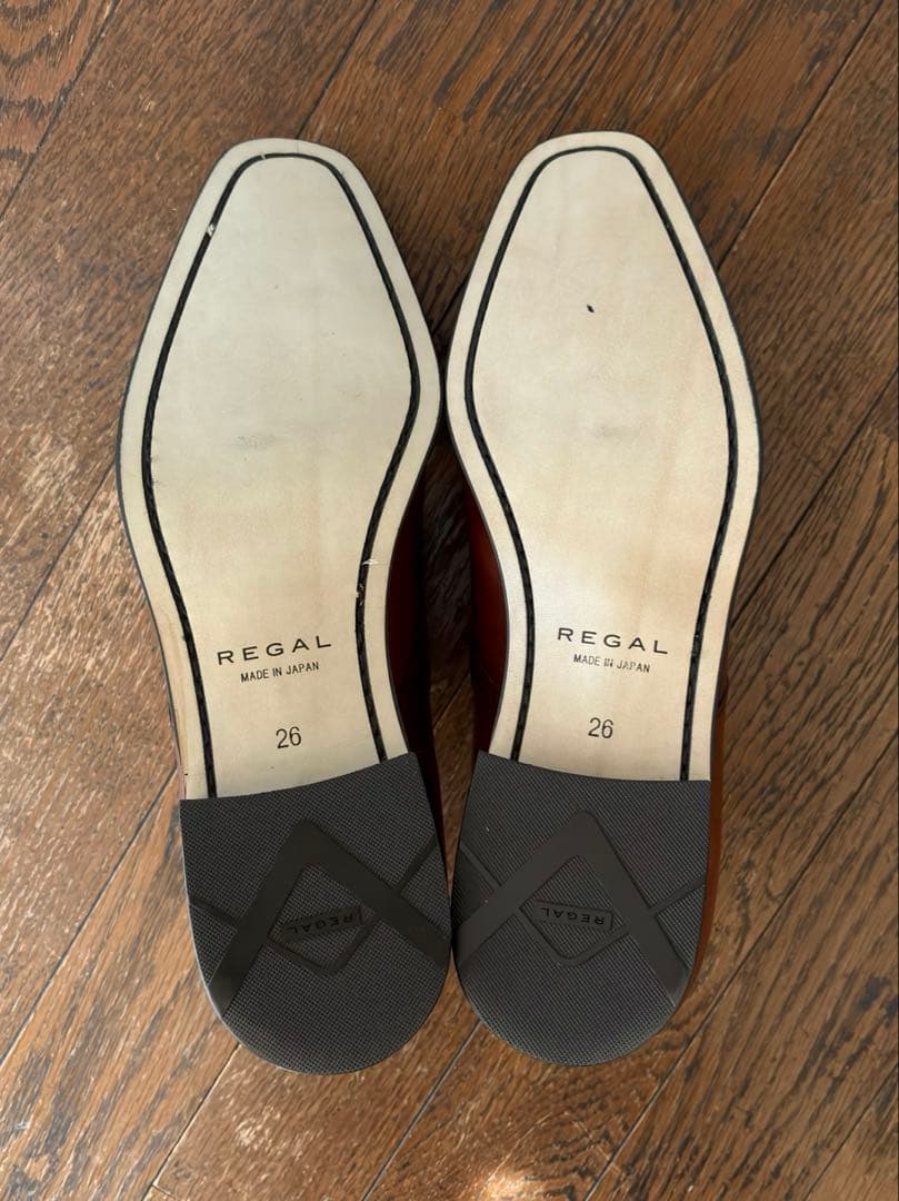 【REGAL】美品！Y819 モンクストラップ/スワールトゥ 26.0cm