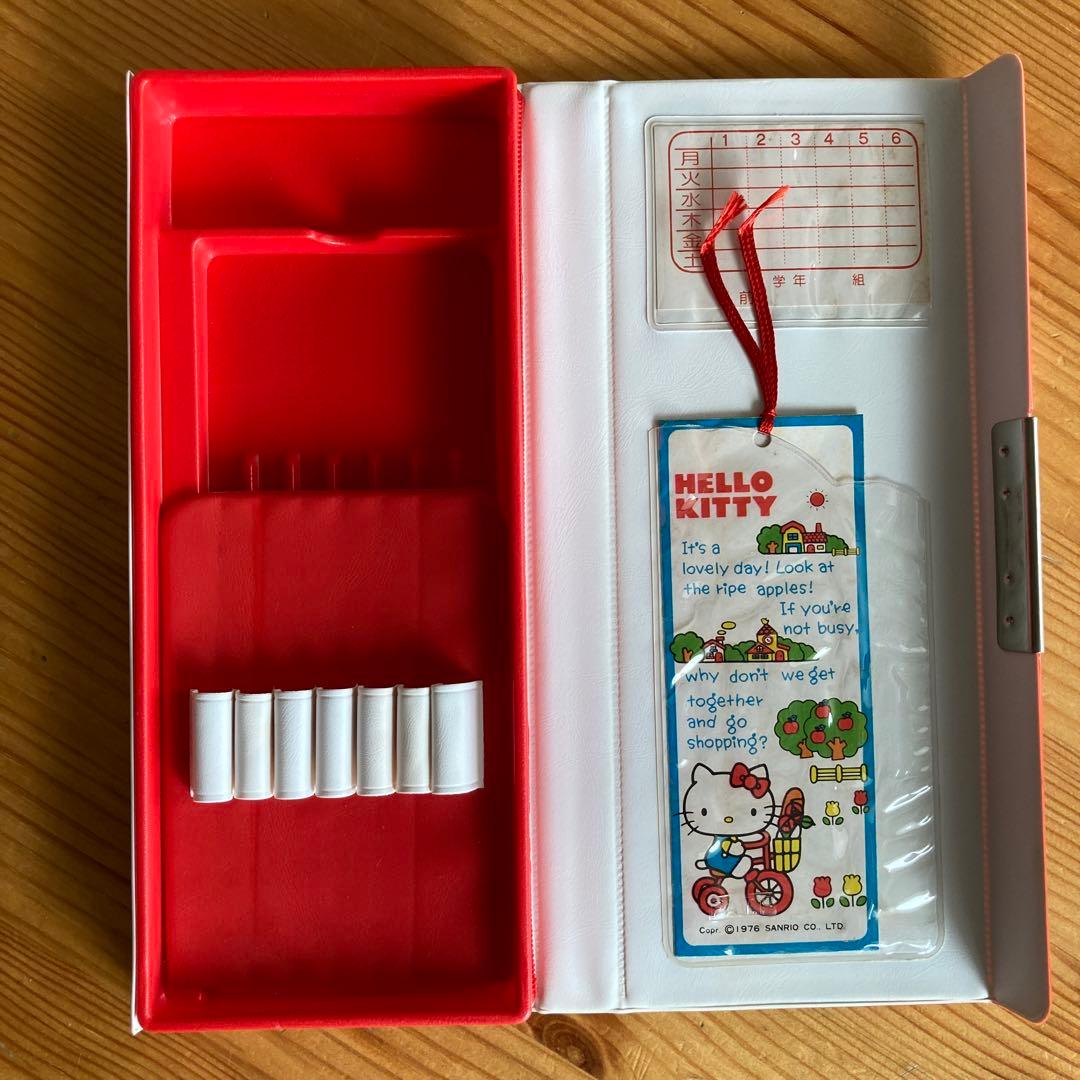 昭和レトロ 1976年当時物 サンリオ キティ筆箱 サンリオキャラクター