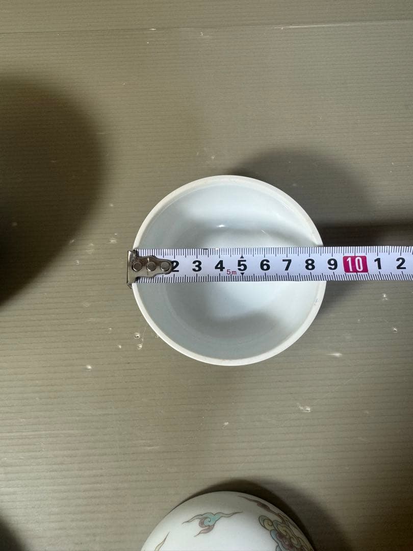 2619 深川製磁 金彩雲鶴図 蓋物 ボンボニエール 大小 菓子器 2客 美術