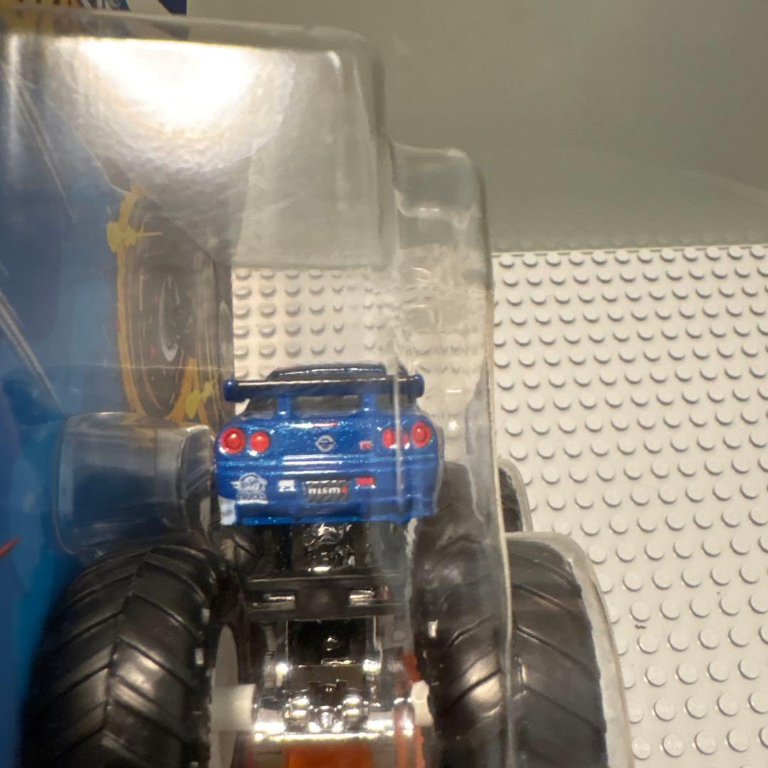 た*ん様 ホットウィール　モンスタートラック　日産　スカイライン GT-R R3