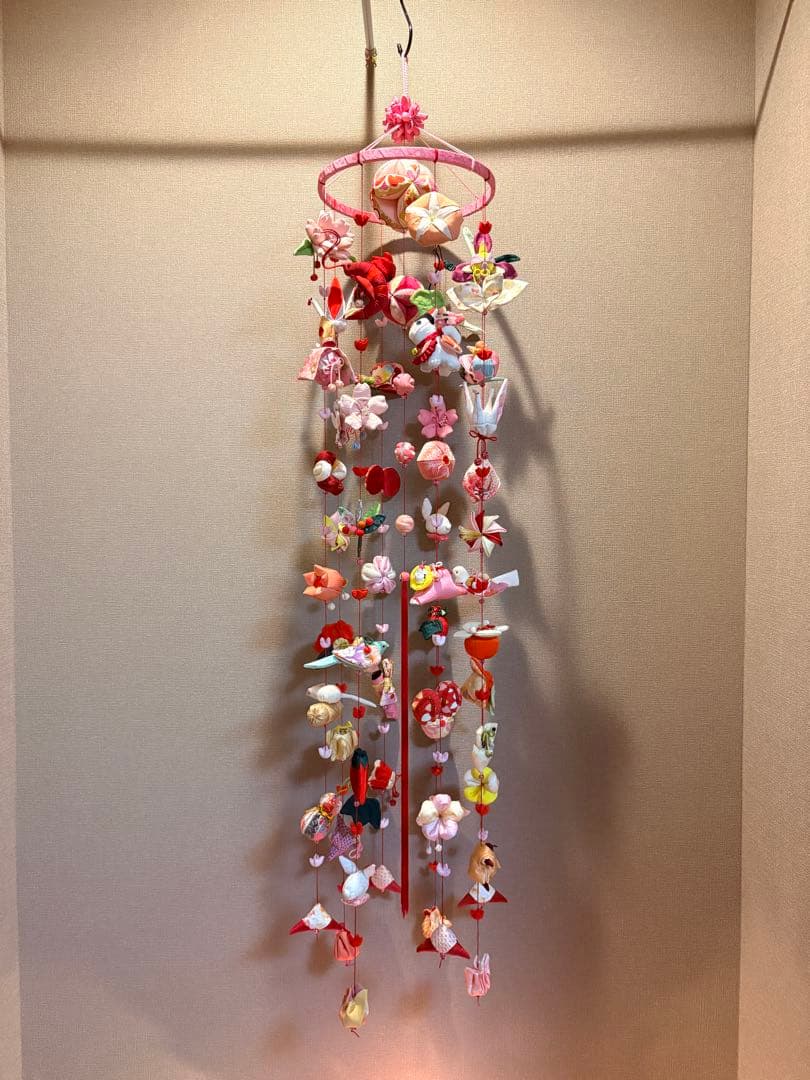 R・オーダー追加分作成中。豪華つるし雛No.177・ひな祭り・桃の節句