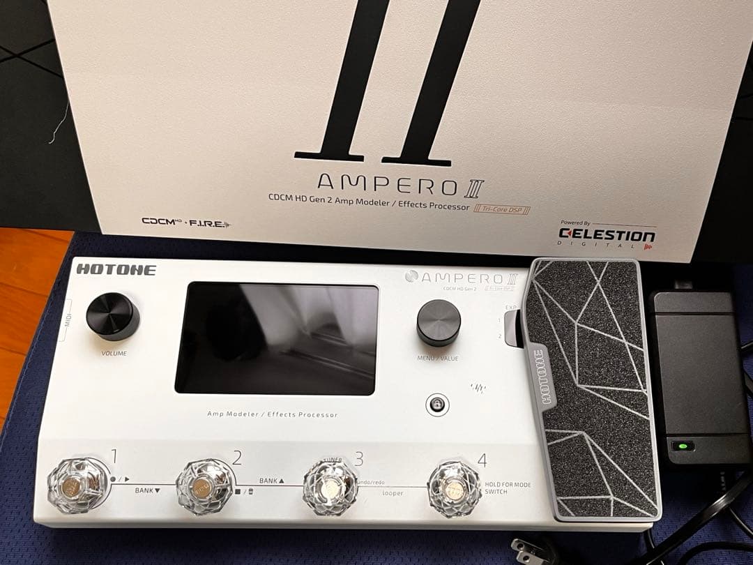 中古】HOTTONE Ampero2 stomp 付属品あり 中古】HOTTONE Ampero2 stomp