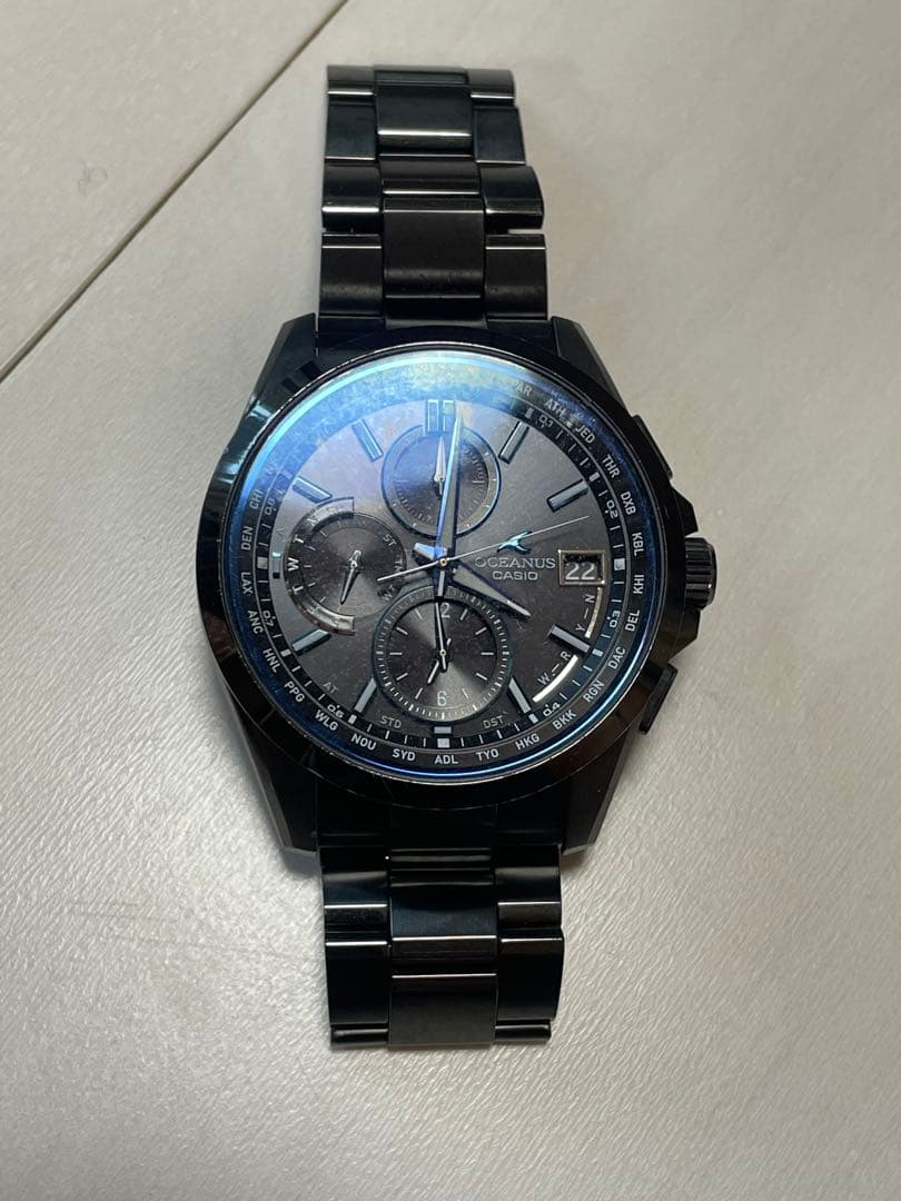 OCEANUS オシアナスソーラー電波　ブラックOCW-T2600B-1AJF