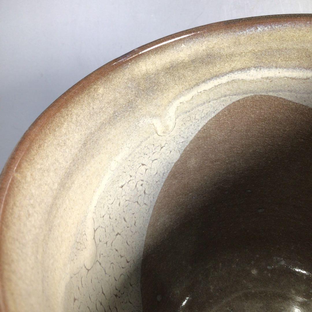 N753 水指 『高取焼』『十一代静山造』『表千家 堀内宗完箱書』 共