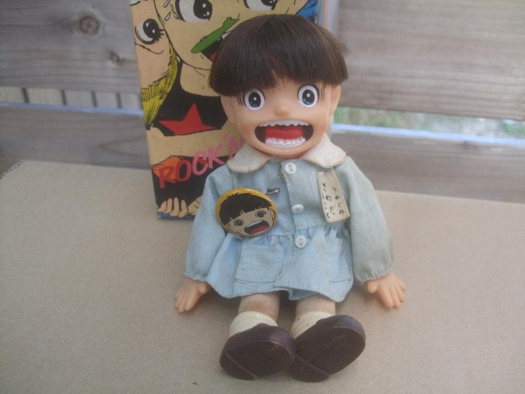 まことちゃん 人形 ソフビ★箱付き★ あんそにいポピー★楳図かずお