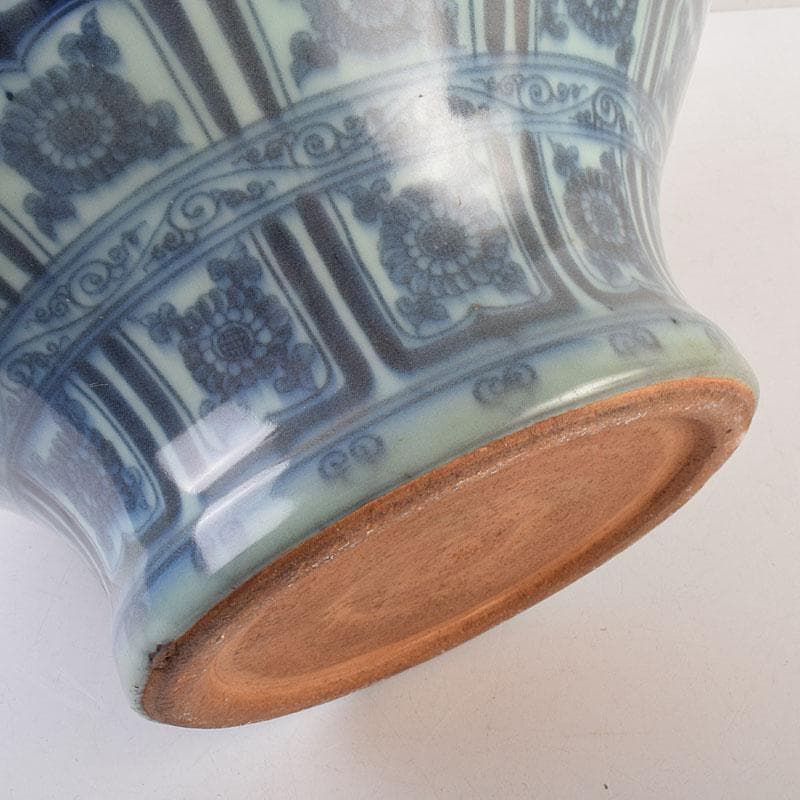 中国 青花 花弁文瓶 壺 C 8946A