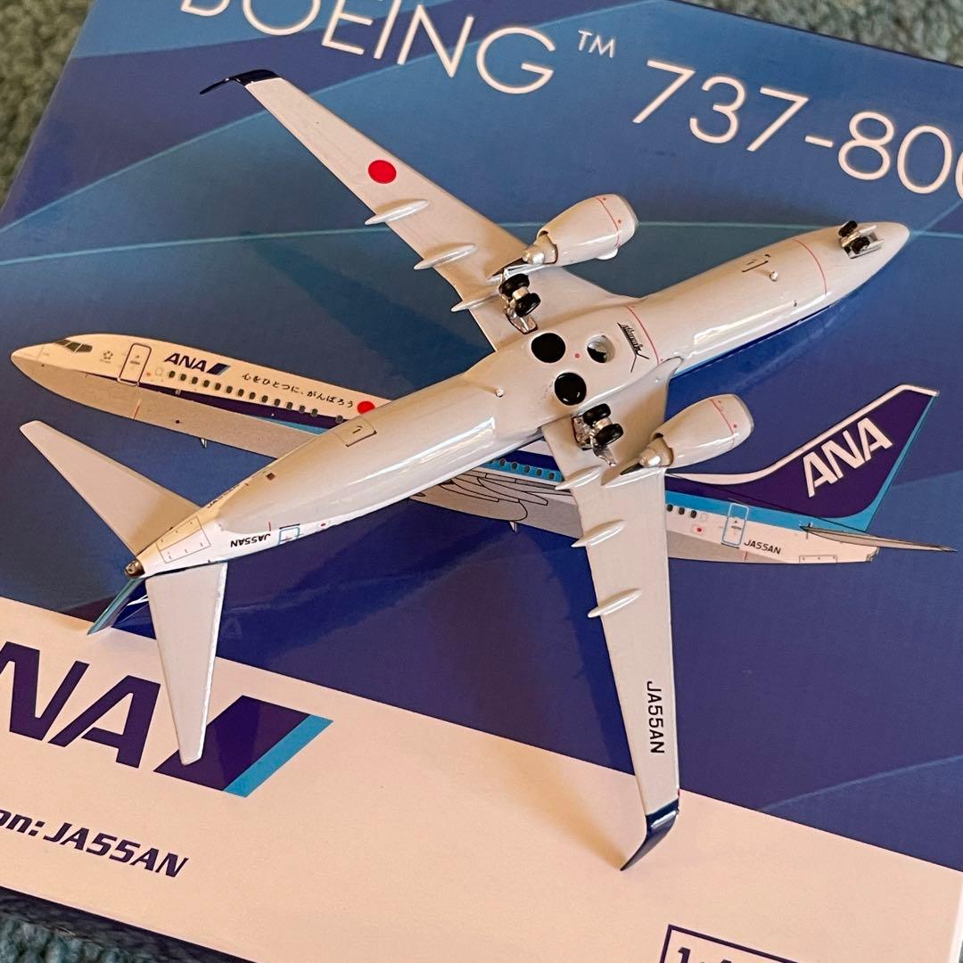 ANA 737-800 JA55AN 全日空 心をひとつに、 がんばろうニッポン - メルカリ