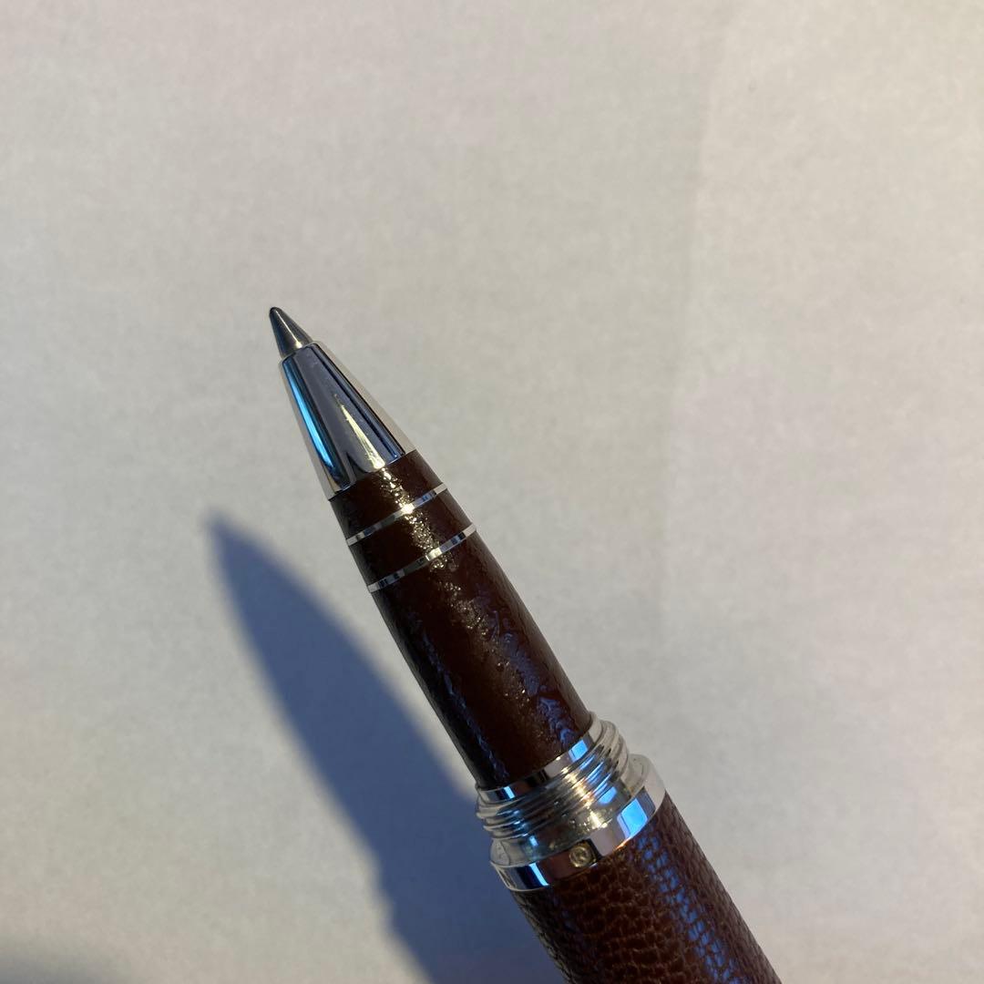 【極美品】ルイヴィトン ボールペン ドックキュイール ローラーボール　ブラウン