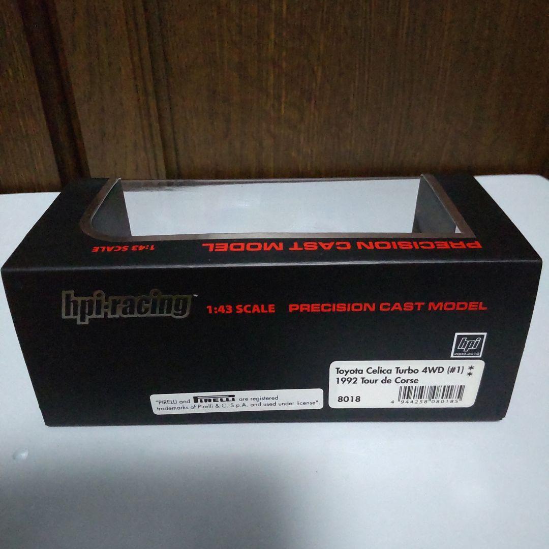 トヨタ セリカ ターボ GT-Four 1992 サインツ 1/43 hpi
