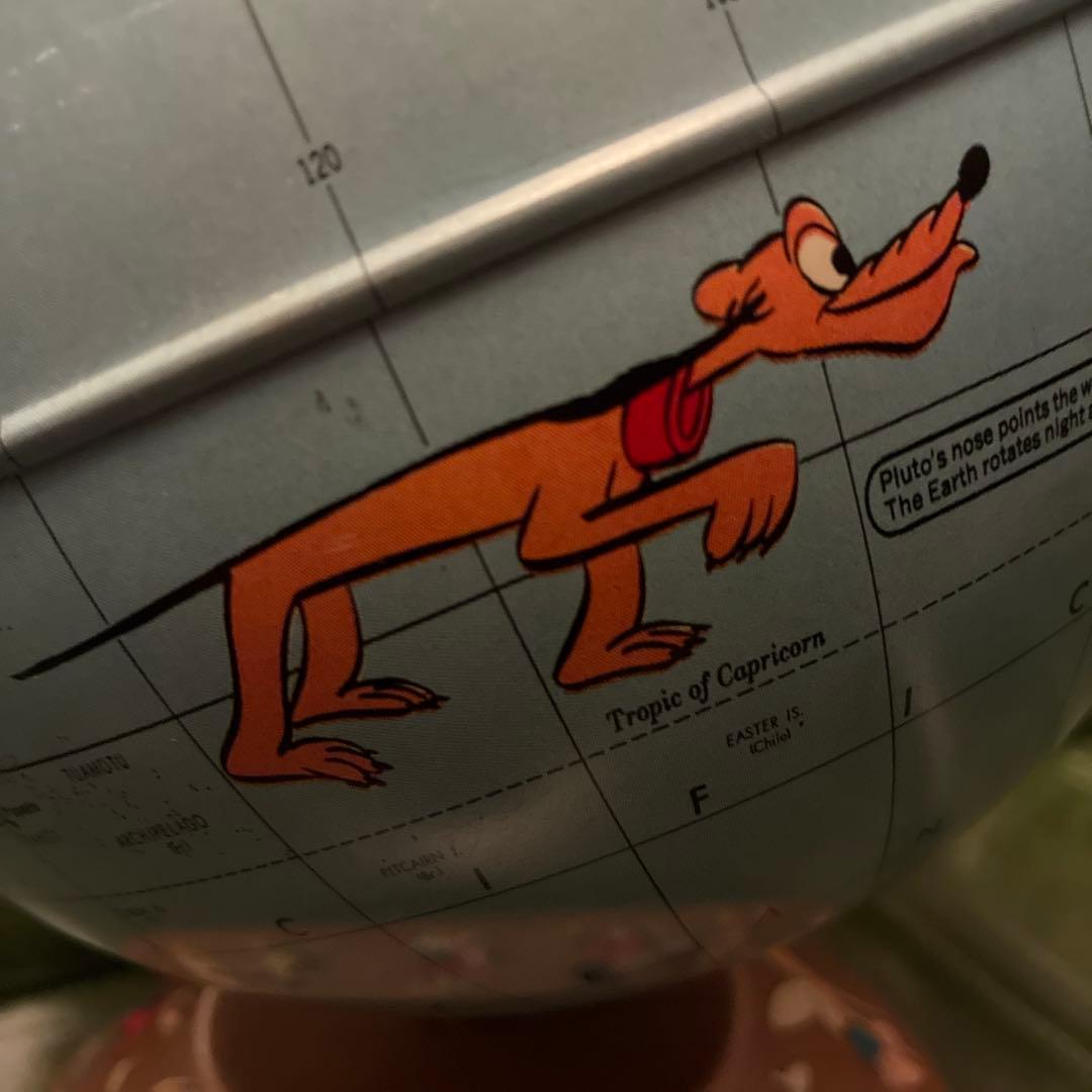 激レア 60's Rand McNally ディズニー 地球儀 - メルカリ