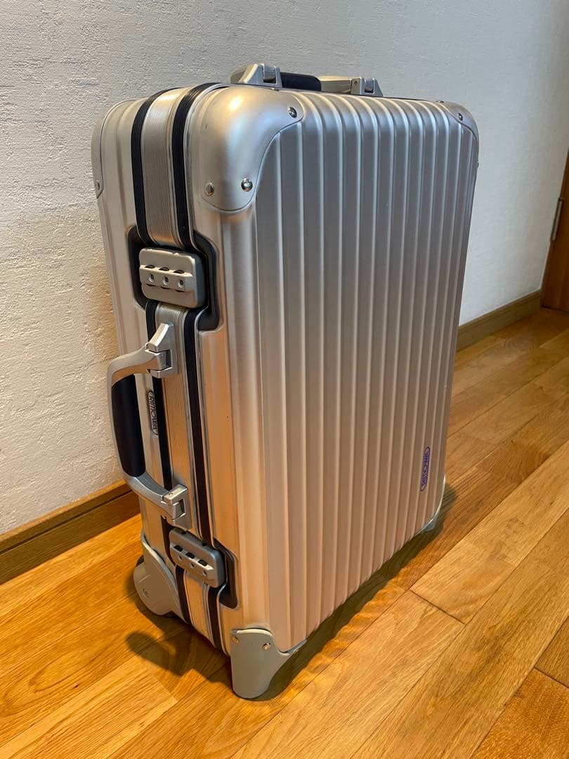 廃盤RIMOWAトパーズ シルバーインテグラル 32L 2輪 機内持込み