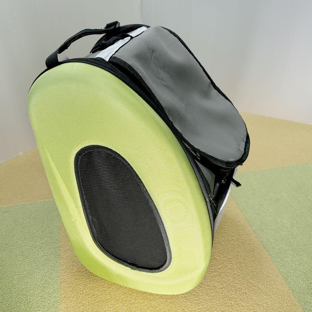 値下げ毛決行！ アイリスオーヤマ ペットカートグリーン 折りたたみ