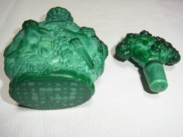 小柴外一 幻の技法◇岩城硝子 パート・ド・ヴェール 香水瓶『花や