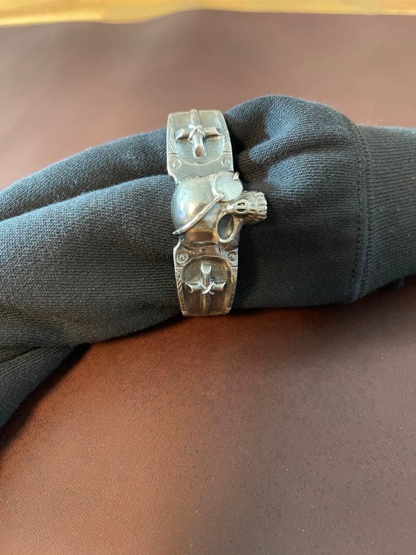 AG FACTORY祐天寺あるじゃん　スカルシルバーバングル