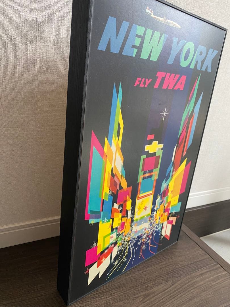 FLY TWA NEW YORK 壁掛けアート