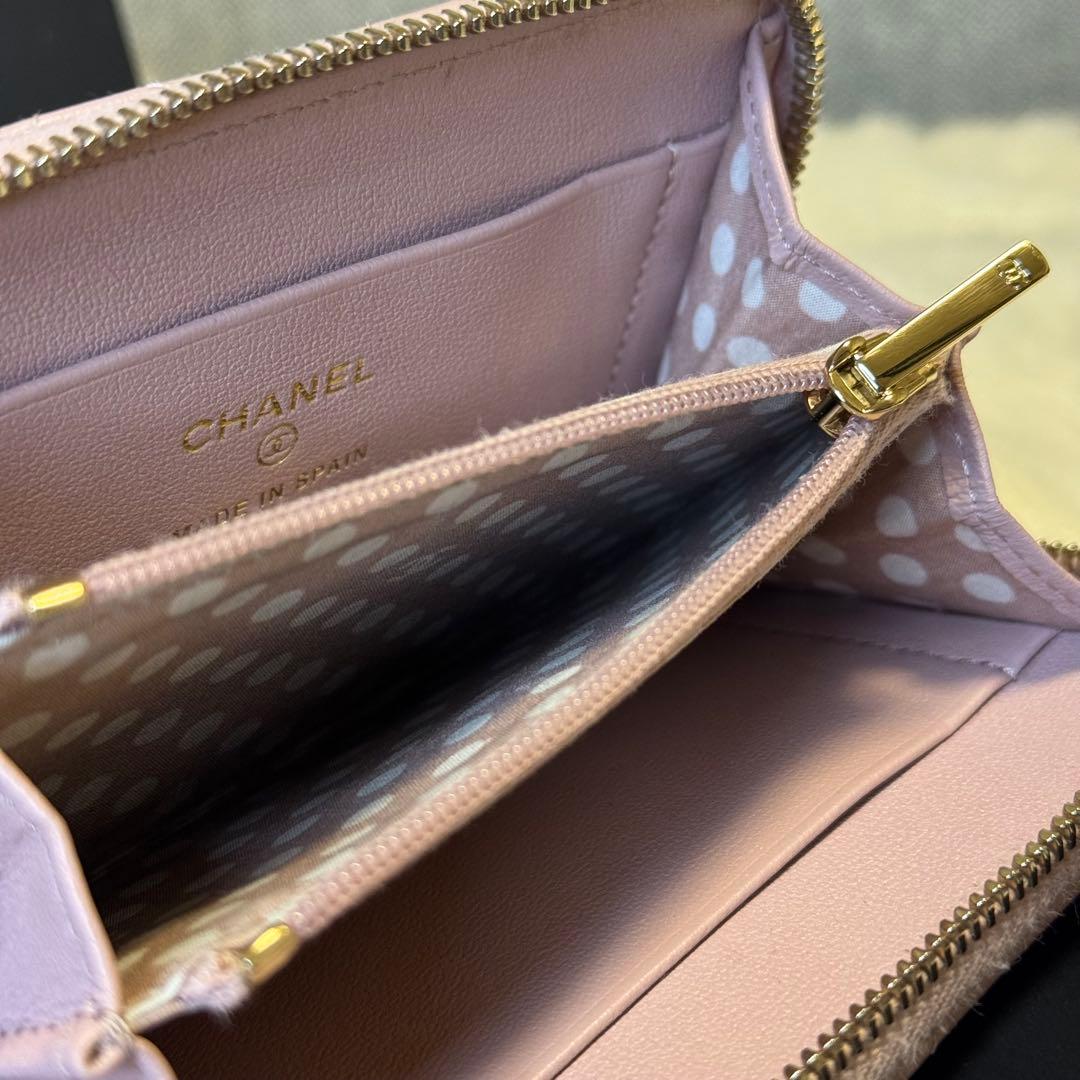 CHANEL シャネル マトラッセ ジップ パース フラグメントケース