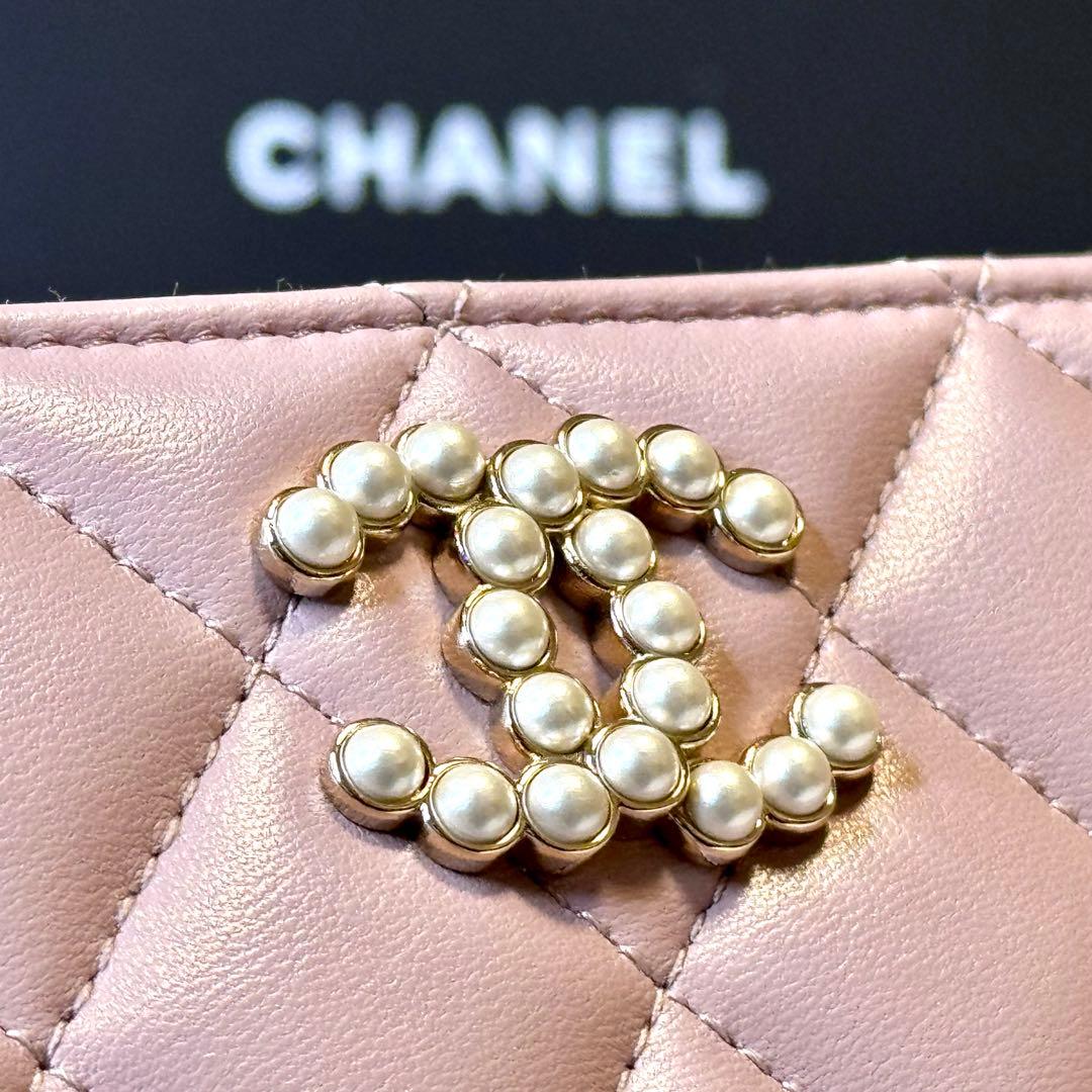 CHANEL シャネル マトラッセ ジップ パース フラグメントケース