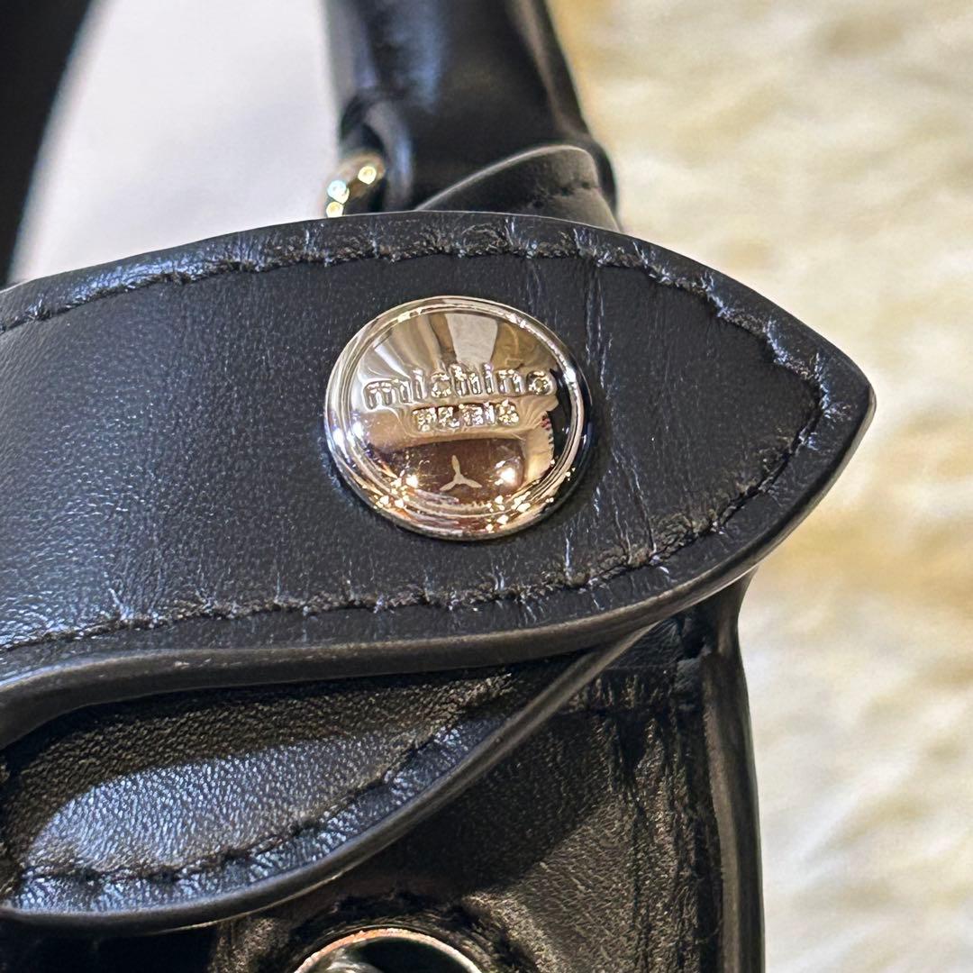 未使用級✨️michino PARIS　ミチノパリ　ルテスミニ　キャンバスレザー