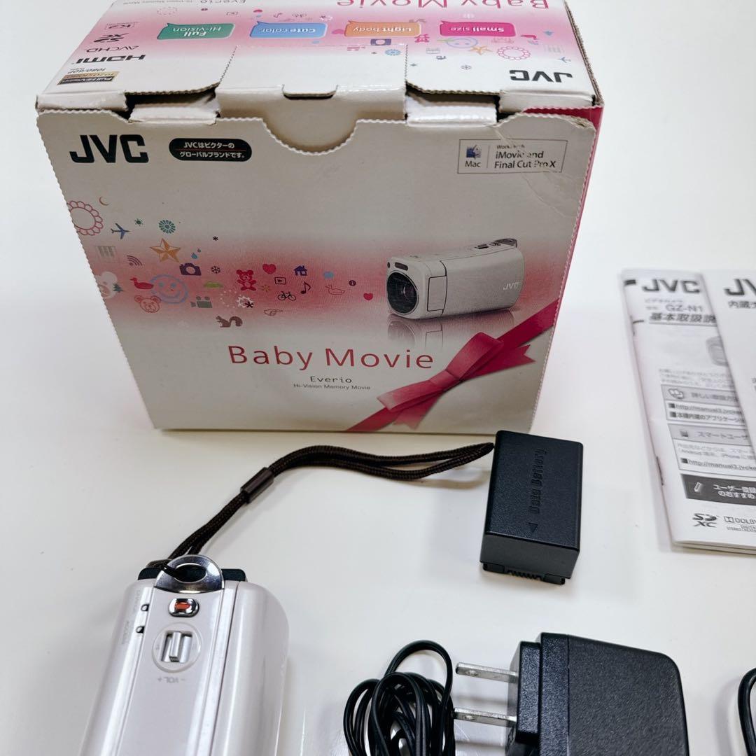 k798 Victor・JVC GZ-N1-W ビデオカメラ