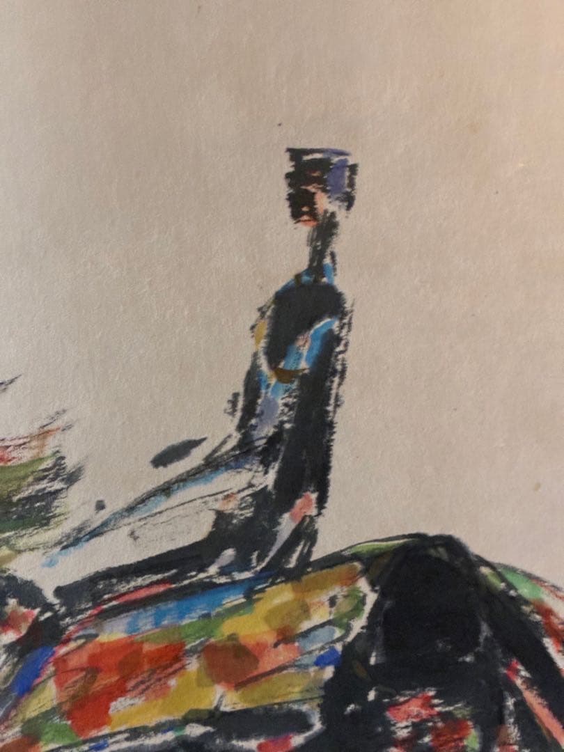 来年の干支 阿食慎太郎 馬の水彩画 掛け軸