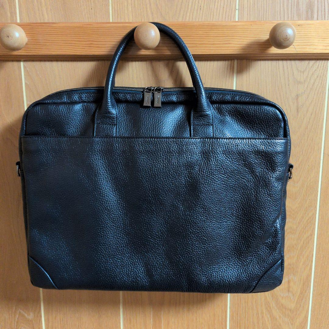 【お値下げ不可】オロビアンコ　ビジネスバッグ　ダークネイビー【未使用に近い】