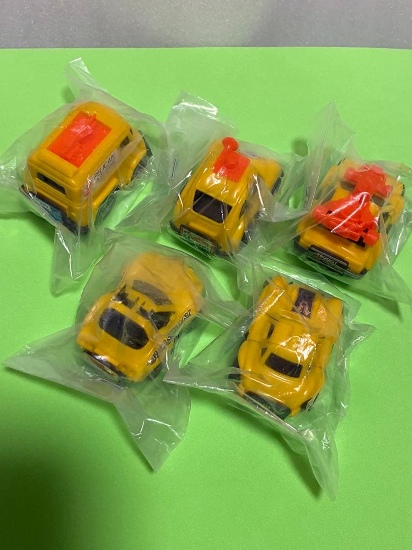 チョロQ、5台セット・黄色