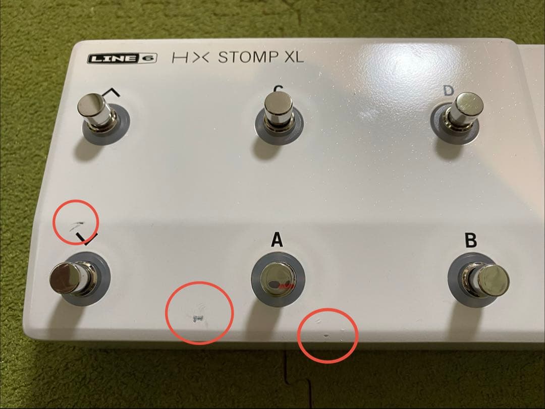 LINE 6 HX STOMP XL マルチエフェクター　付属品完備
