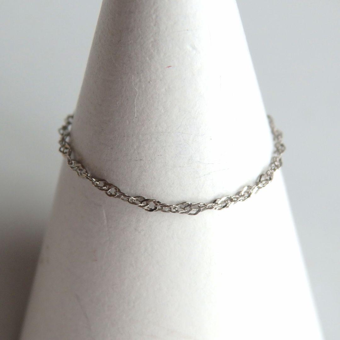 なおきち　k18リング　PG　チェーンリング　プラチナリング　つけっぱなし