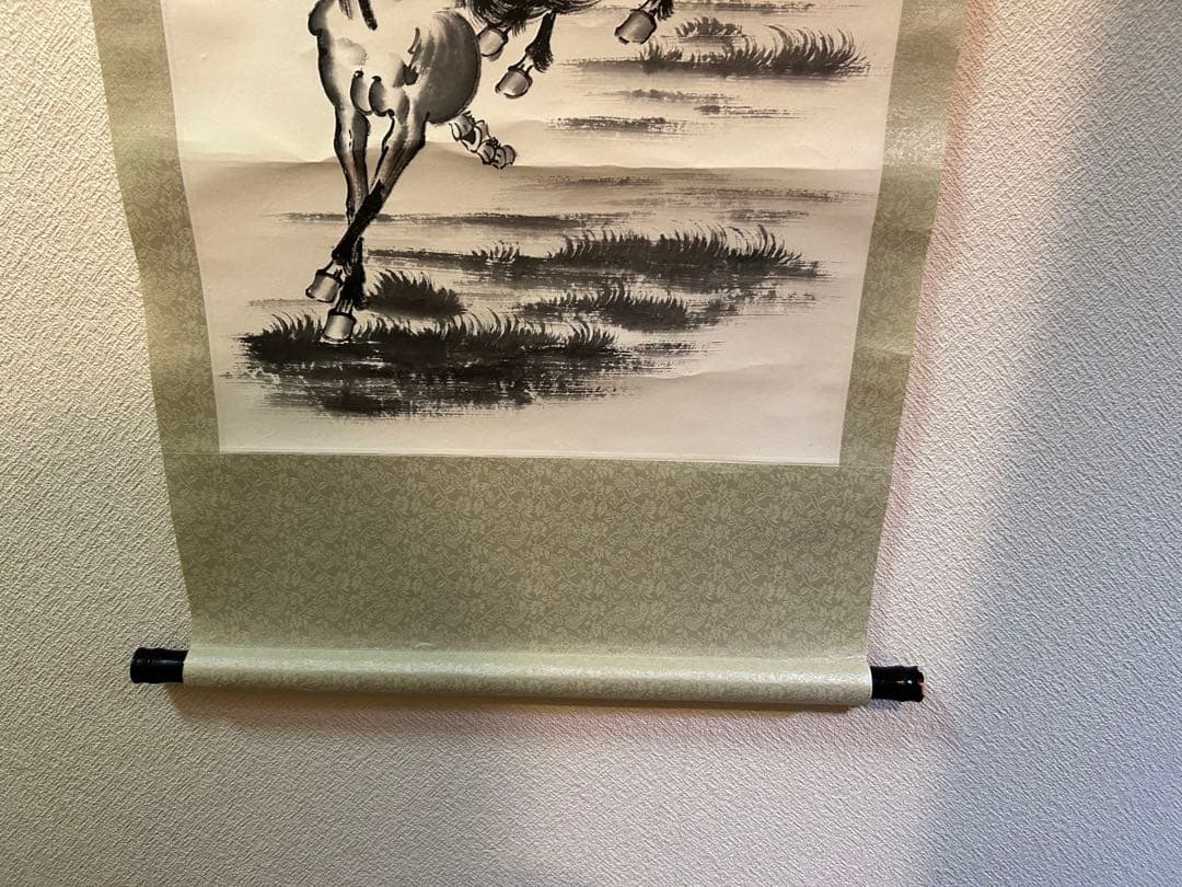 水墨画 馬の絵 八骏馬