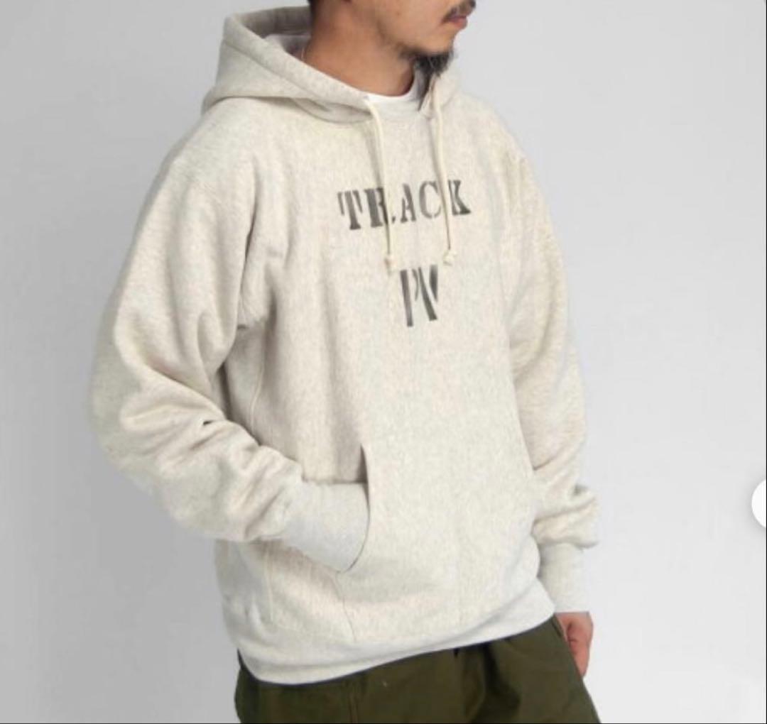 完売品　Champion 後付けパーカー ステンシルプリント リバースウィーブ