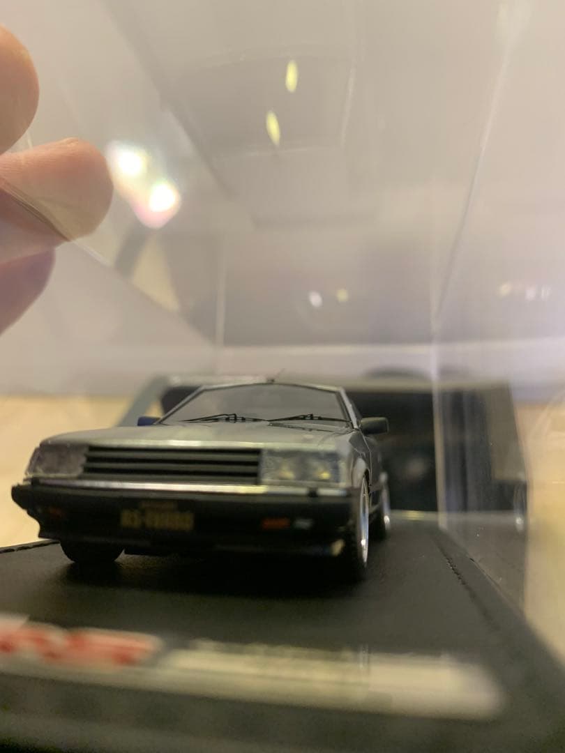 紅あづまIG 1/43 スカイライン　RSターボ　R30 シルバー