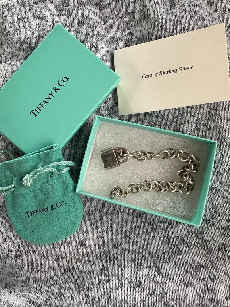 ティファニー カデナ ロック ドーナツチェーン シルバー ブレスレット