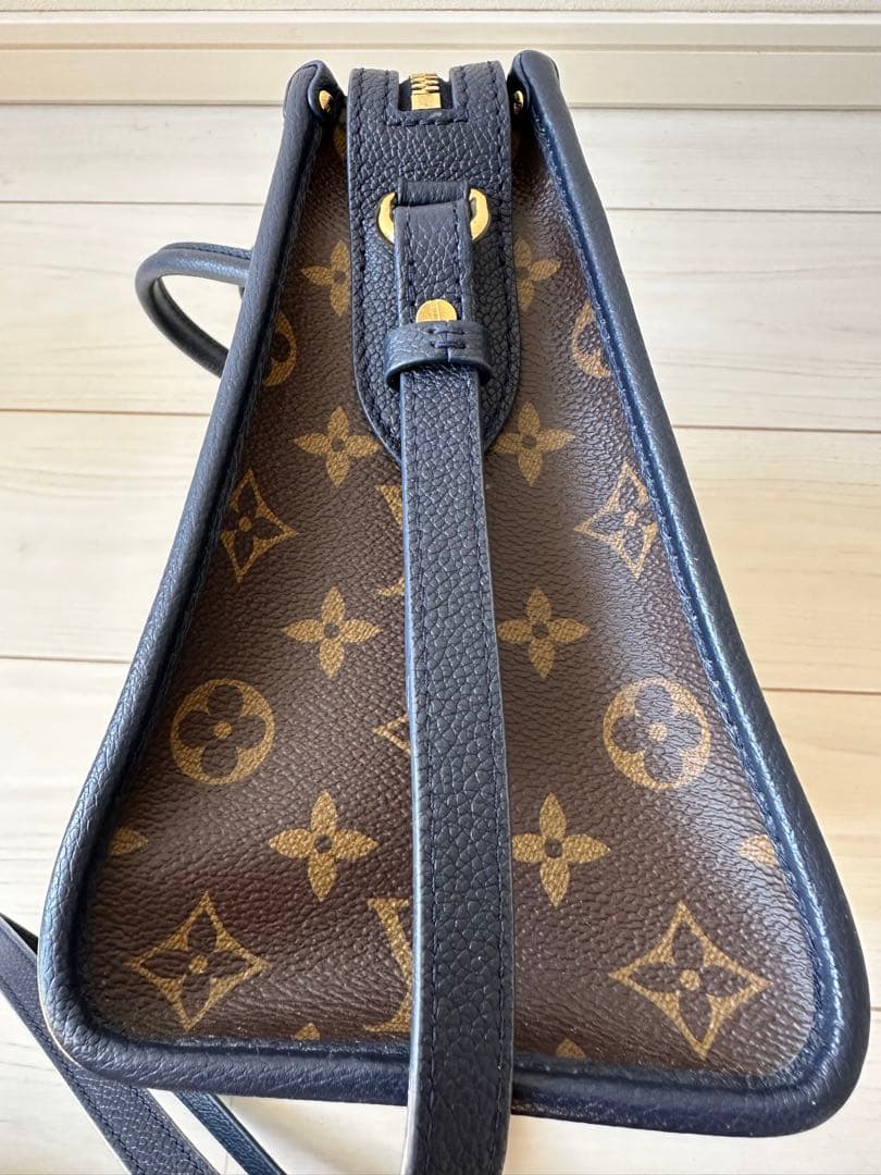 ルイ・ヴィトンポパンクールPM 2WAYハンドバッグモノグラムキャンバスマリーヌ