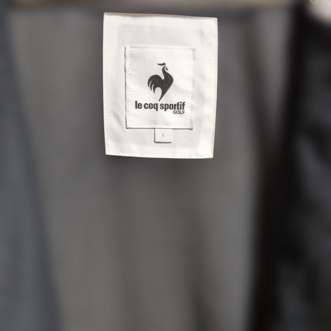 ルコックスポルティフゴルフ:レディース:Lサイズ:ストレッチ　襟なしブルゾン:白