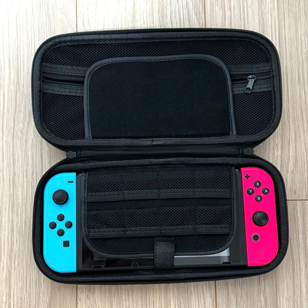 Nintendo Switch ネオンブルー/ネオンレッド 本体 収納ケース付き