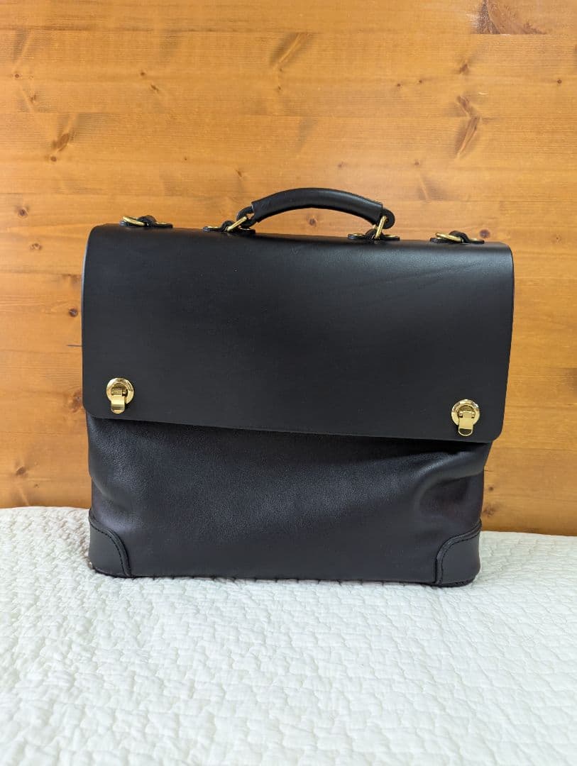 【新品未使用】HERZ メンズ ビジネスバッグ 本革【美品】