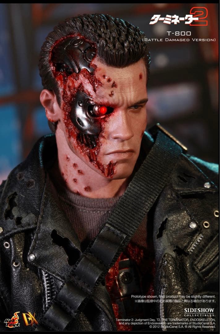 ホットトイズDX13　T-800 バトルダメージ版　1/6スケール　新品未開封