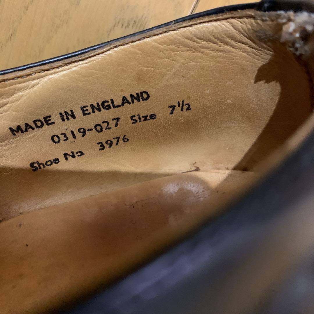 希少e coxラバーソール(UK7.5)ブラック/ホワイト(外観美品)