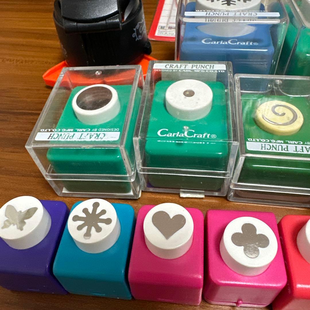 CarlaCraft クラフトパンチ セット 穴あけパンチ スクラップ - メルカリ